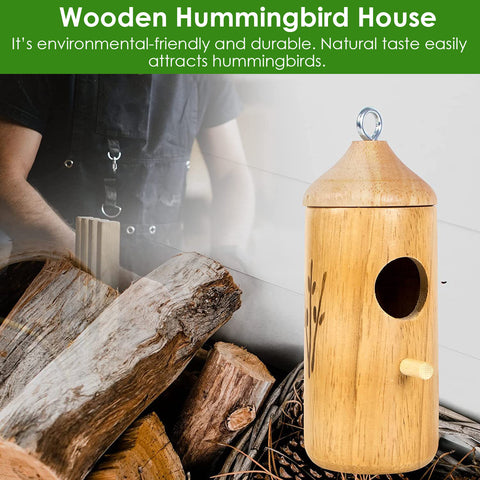 Hummingbird House, Wood Hummingbird House