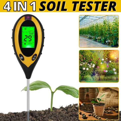 4 in 1 dsigital soil pH meter