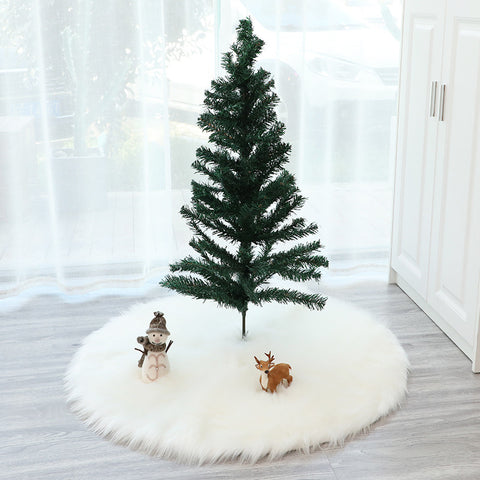 Skirt for a Christmas Tree - White