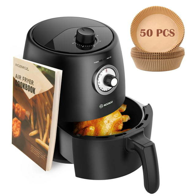 2 Quart Air Fryer  with Cook Book and 50 Pcs Air Fryer Liner