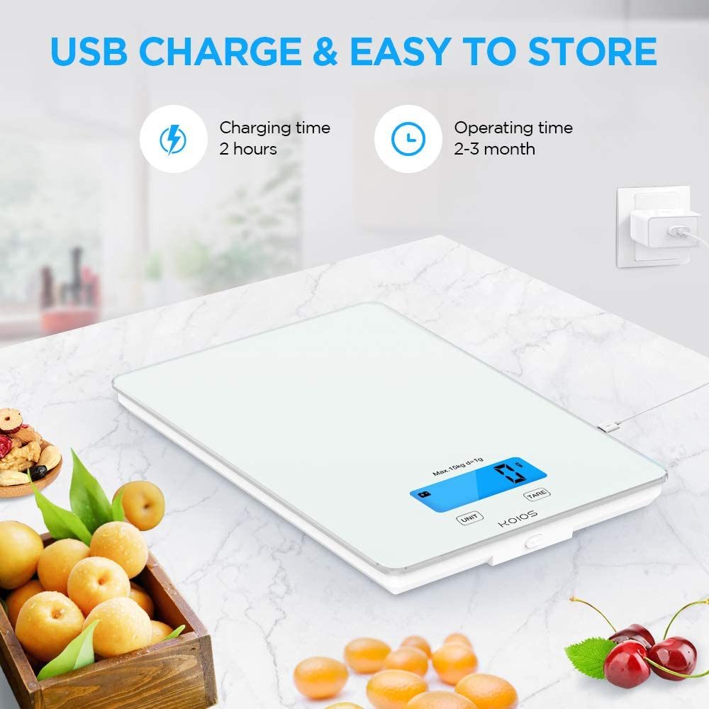 Rechargeable Digital Food Scale
