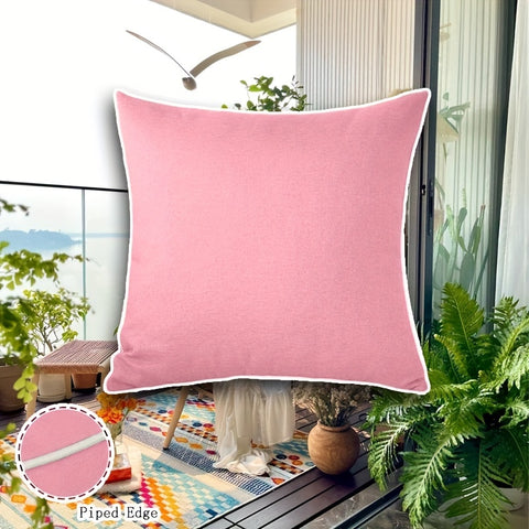 4 Pcs Outdoor Pillow Covers - Pink