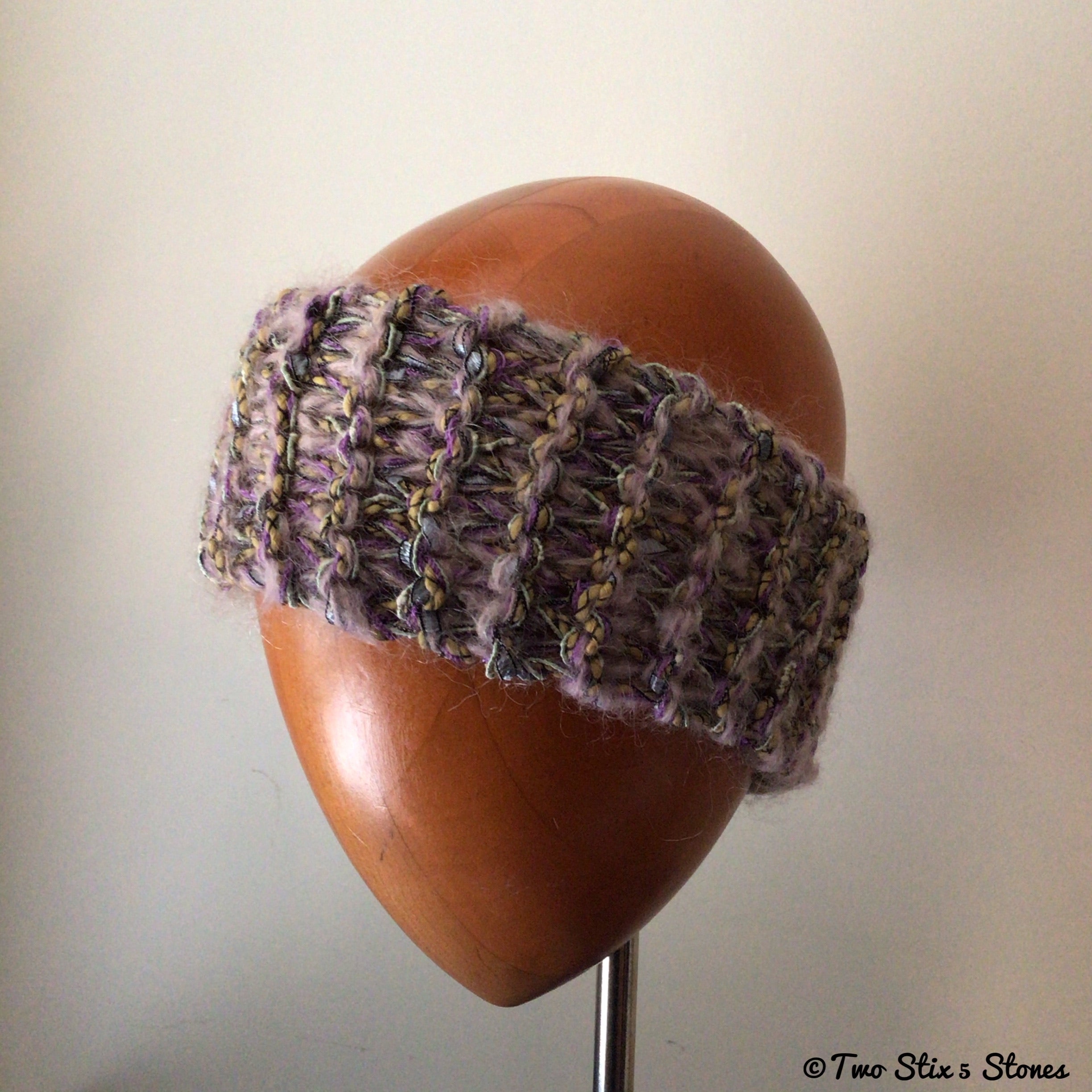 Lavender Tweed Headband