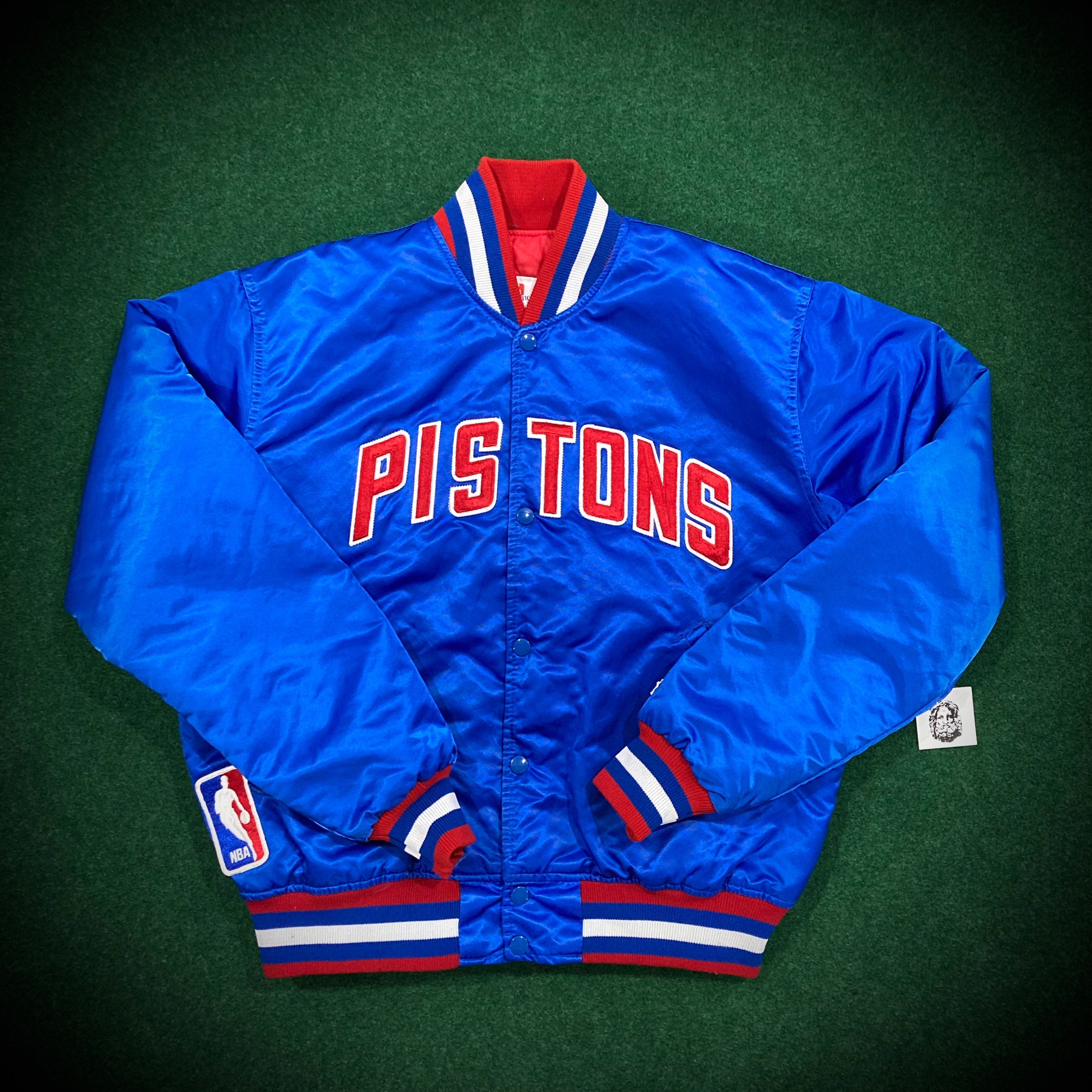 Vintage Detroit Pistons Starter Jacket Roman