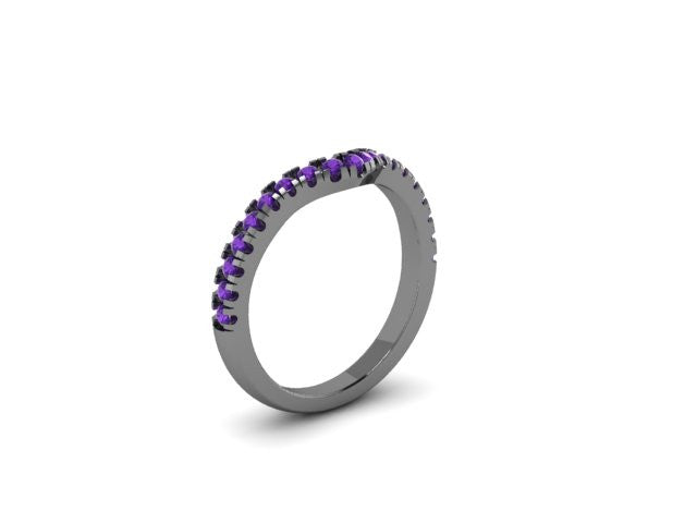 wavu contour wedding band