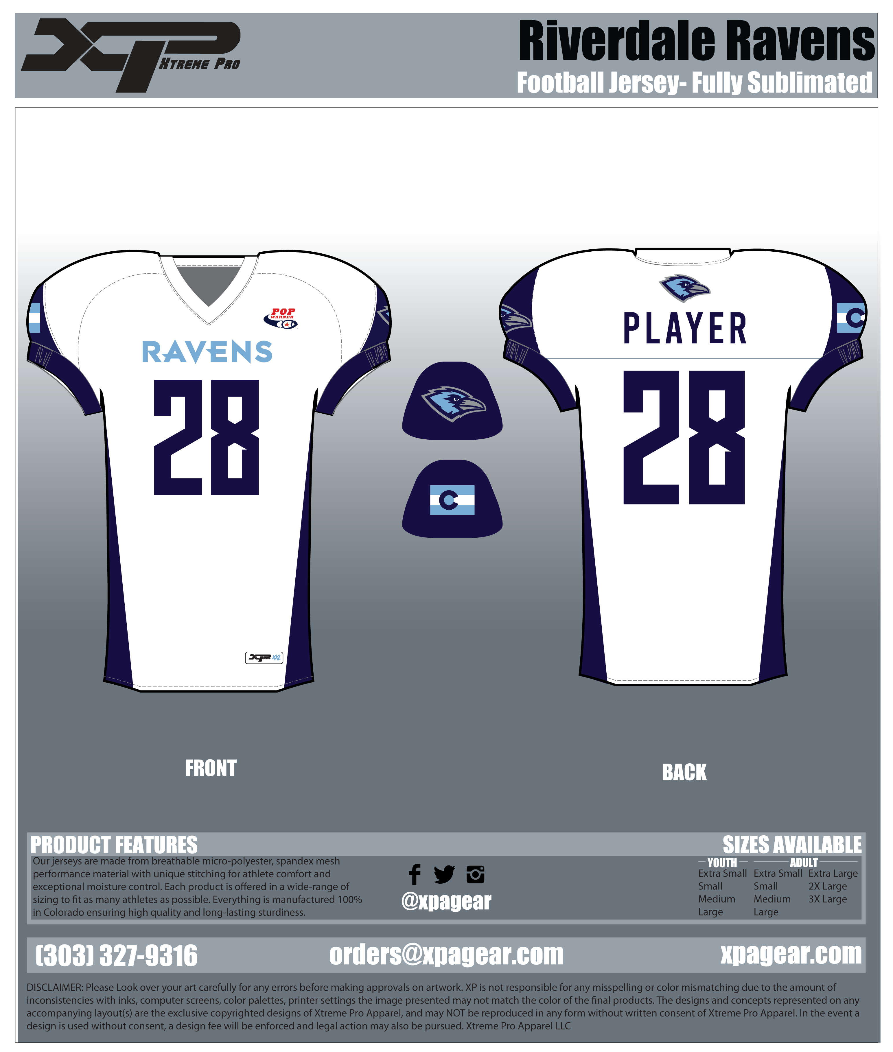 Tackle & Flag Football Uniforms – Xtreme Pro Apparel