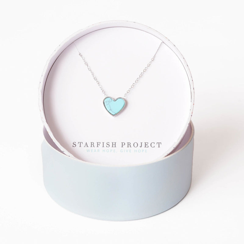 tiffany turquoise heart pendant