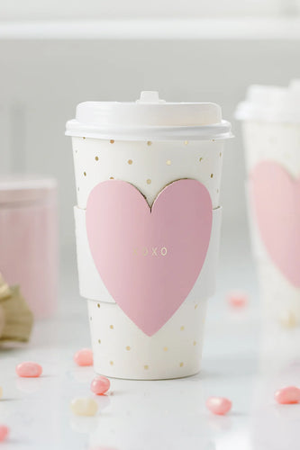 Heart in Soft Pink Print Medium Cup – Whimsy Bubbles