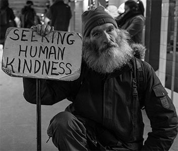 Show kindness to the homeless - Lauren Mari Cosmetics