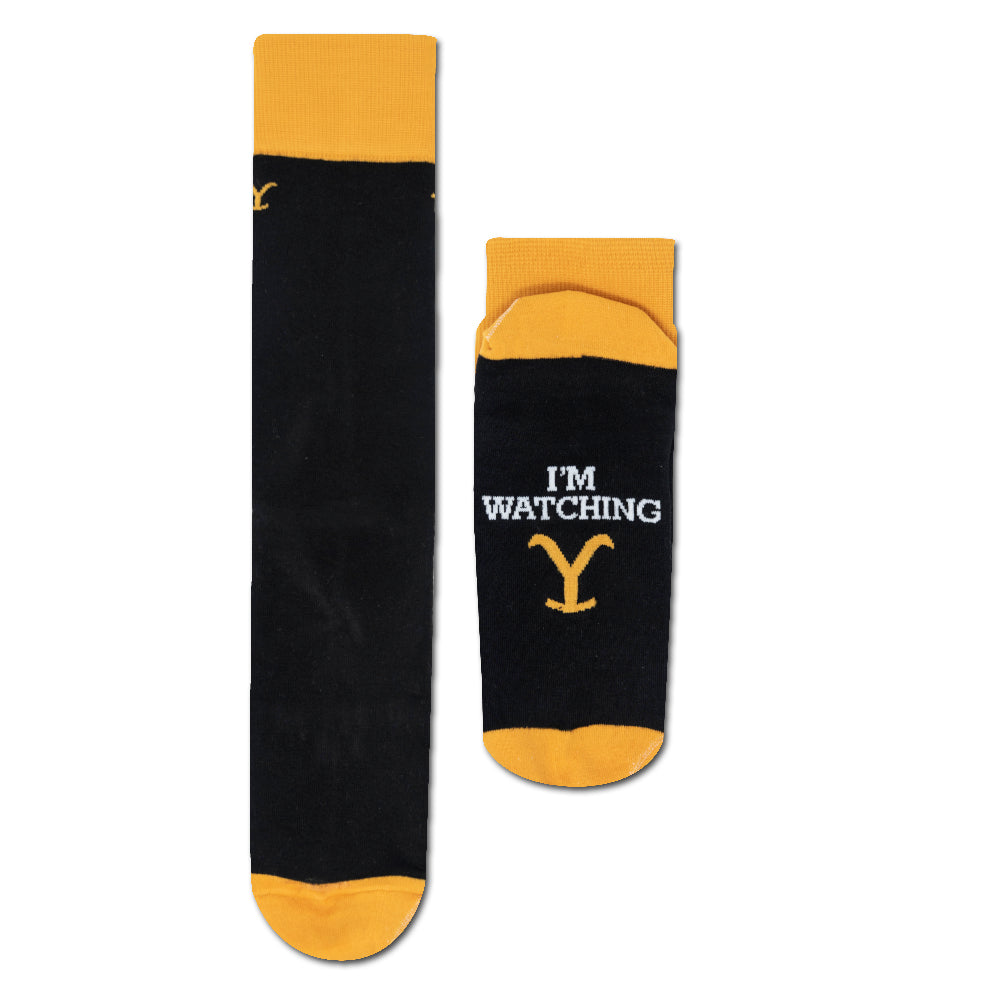 PARAMOUNT NETWORK Yellowstone Dutton Ranch Black Plaid Socks at   Women's Clothing store