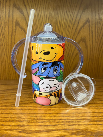 Bluey 12 oz sippy cup – Sistersquaredcreations