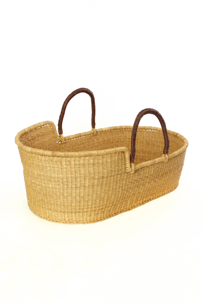 Large Ghanaian Moses Basket and Organic Cotton Futon Combo-Little Bubba Shop
