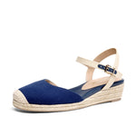 Women's Espadrilles Wedge Sandals with Straps-Dream Pairs