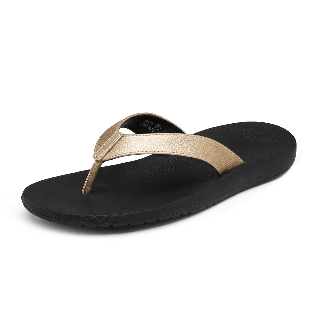 Women's Arch Support Flip Flops Comfortable Summer Beach Thong Sandals - Dream Pairs