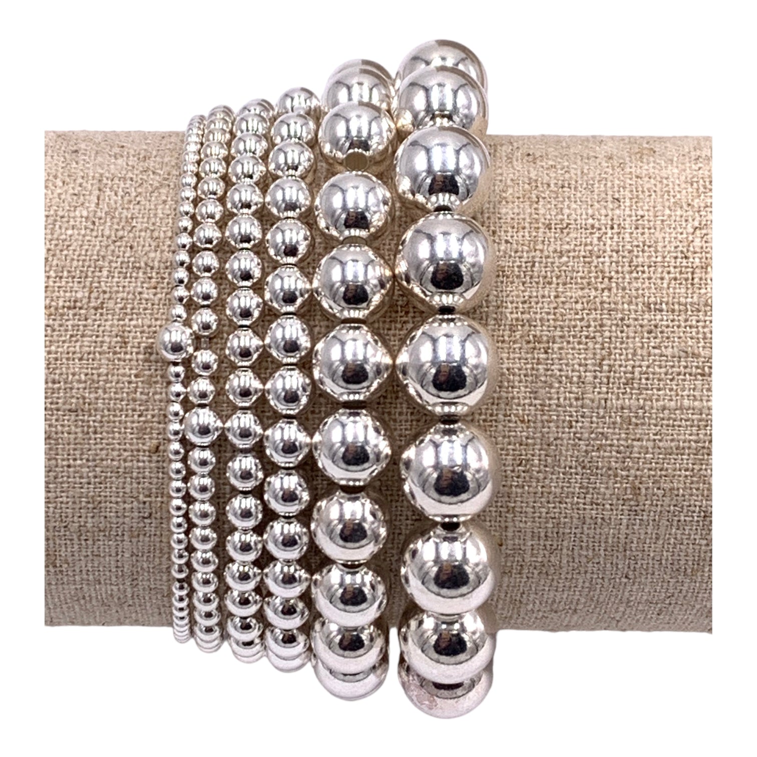 Megberry Signature Unisex - Sterling Silver ball bracelet