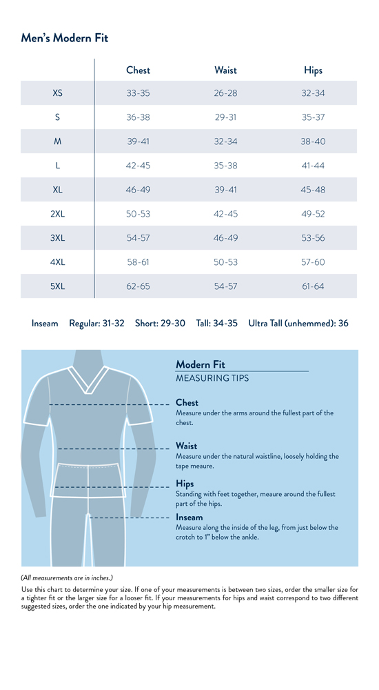 Size Charts – Proof