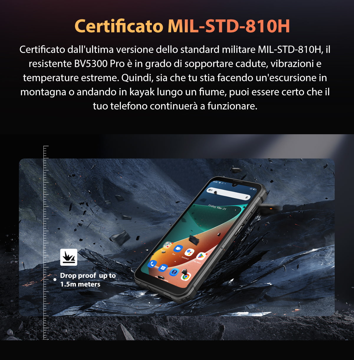 BV5300 Pro italian description