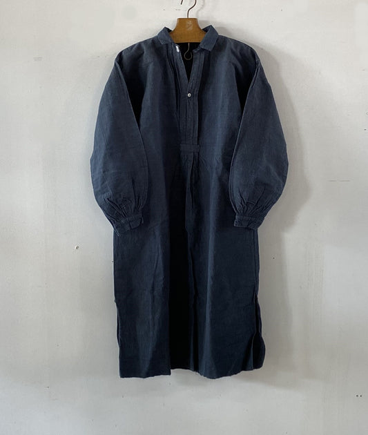 専用出品　1920's indigo linen maquigon coat