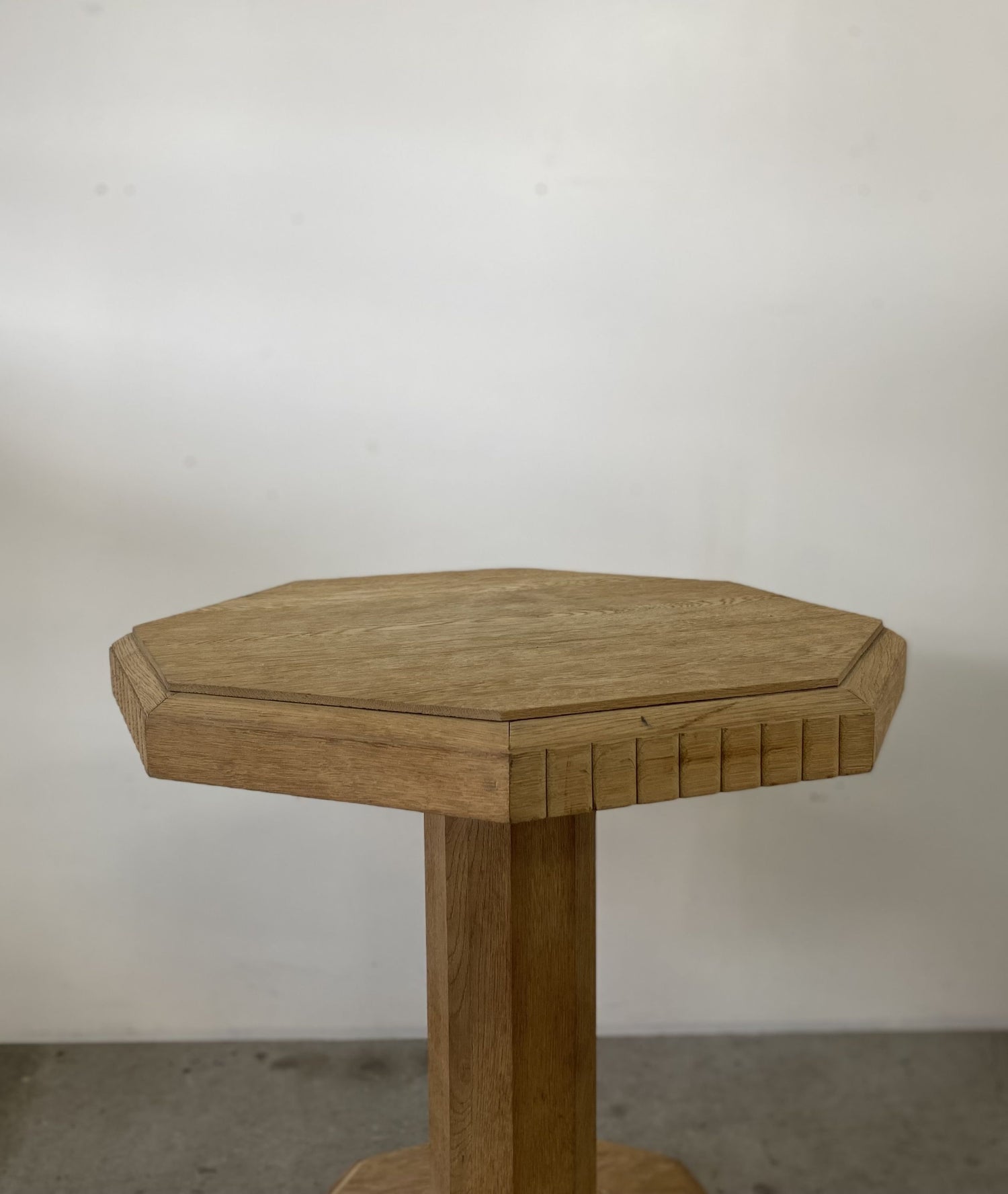 octagonal oak Table