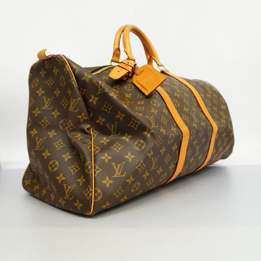 Auth Louis Vuitton Monogram Keepol 55 M41424 Men,Women,Unisex Boston  Bag,Handbag