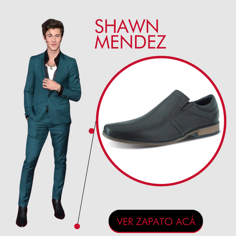 Shawn Mendez dando un toque de elegancia con zapatos derby en ocasiones especiales