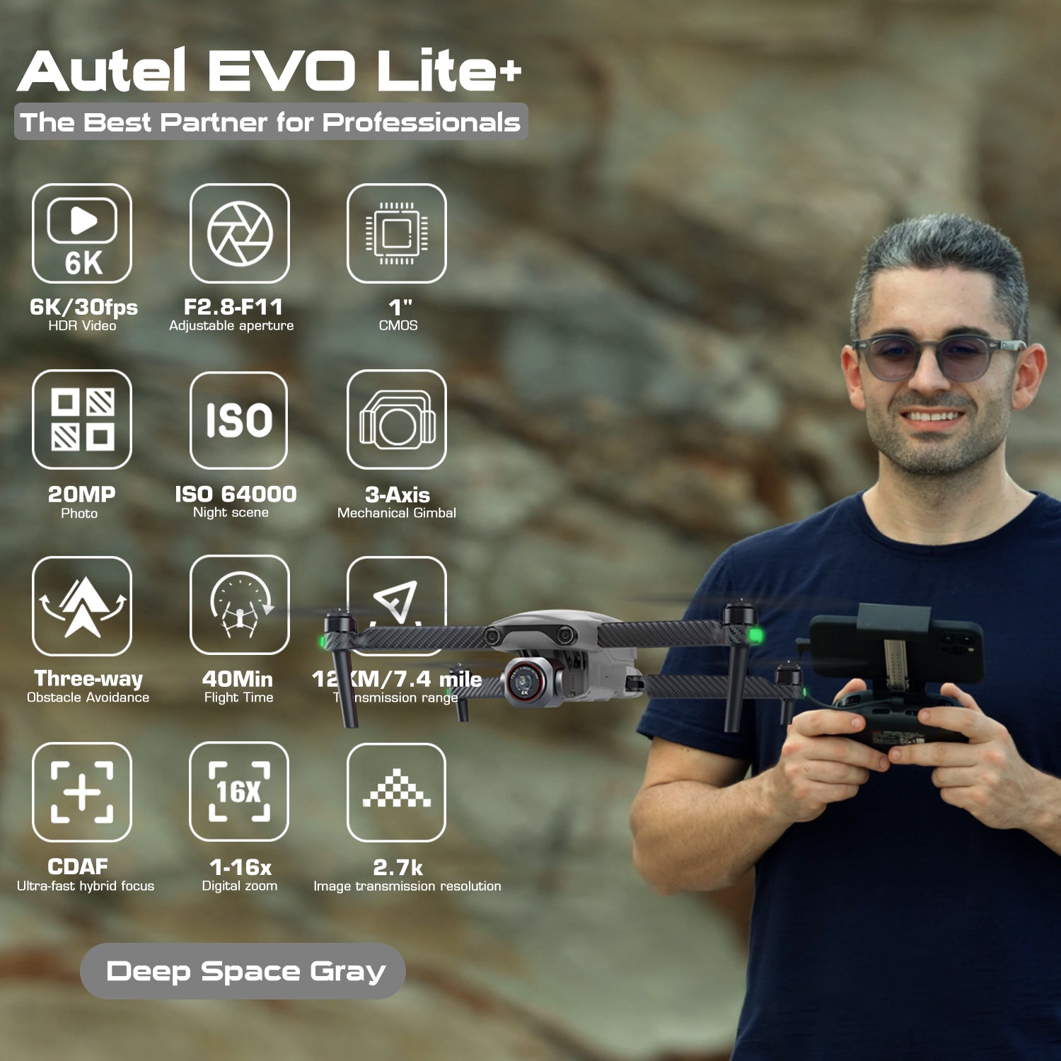 EVO Lite+ drone standard package