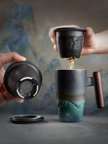 Handmade Ceramic Coffee & Team Mug