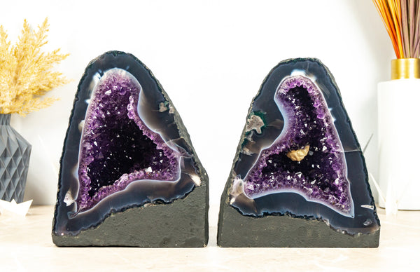 Agate Amethyst Cathedral Geode, Museum Grade