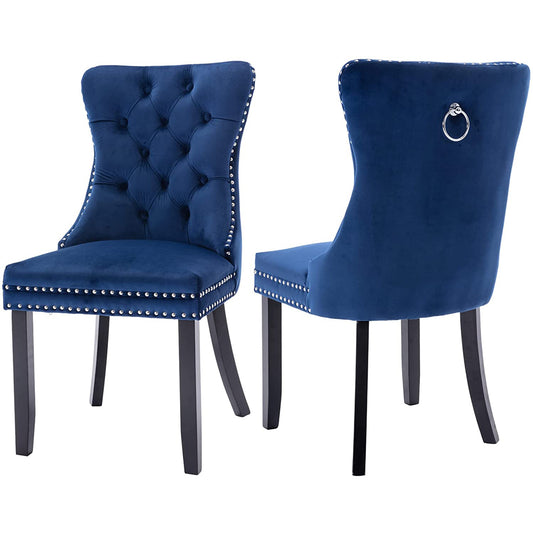 Upholstered Dining Chairs Set of 2, BTMWAY Modern French Country