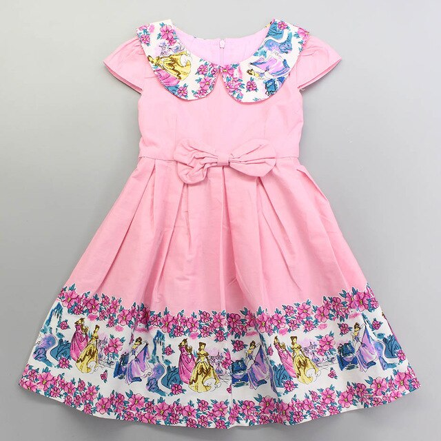 Kid Girl Summer Flower Teenager Princess Dress – Honeychildren