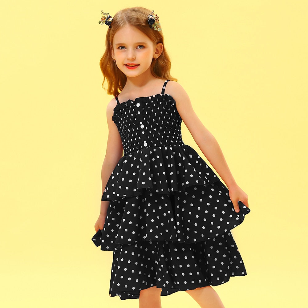 Kid Girls Princess Cake Elegant Dresses – Honeychildren