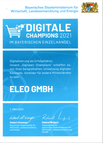 Urkunde Digitale Champions