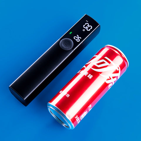 woowind bp188 kompakte Größe im Vergleich zu Coca Cola