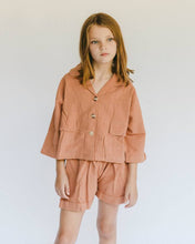 Load image into Gallery viewer, Kids mini lounge set // linen cotton // rust orange
