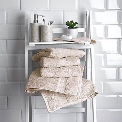 3 Piece Bath Towel set (Patch with Baratta stitch) – The Linen House