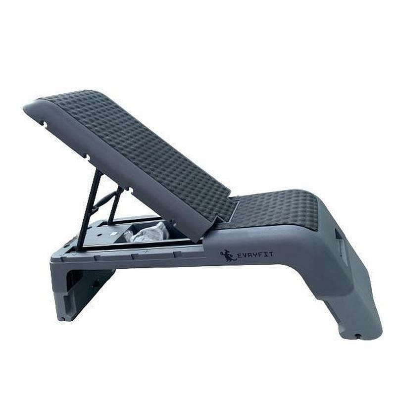 workout bench and fitness deck