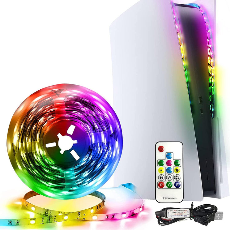 Twisted Minds RGB LED Light Strip for PS5 Console