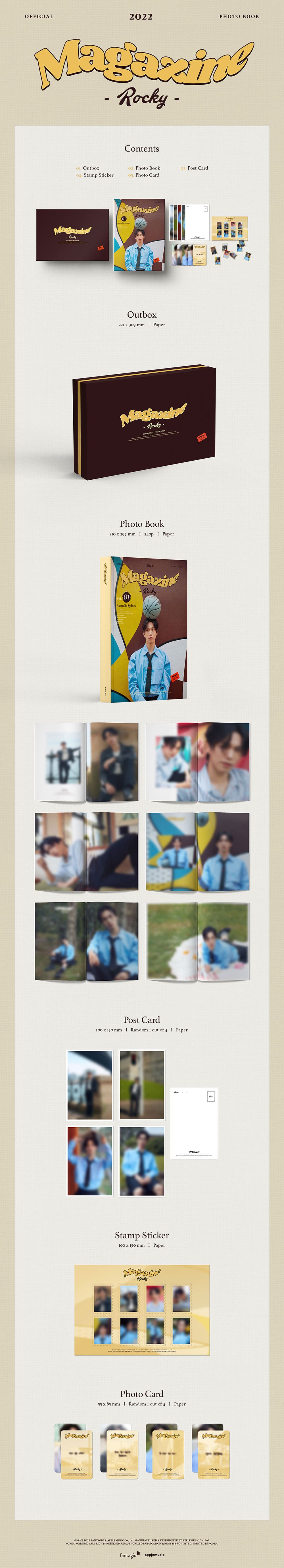 ASTRO(ROCKY) - 2022 OFFICIAL PHOTO BOOK [MAGAZINE] ROCKY Ver.