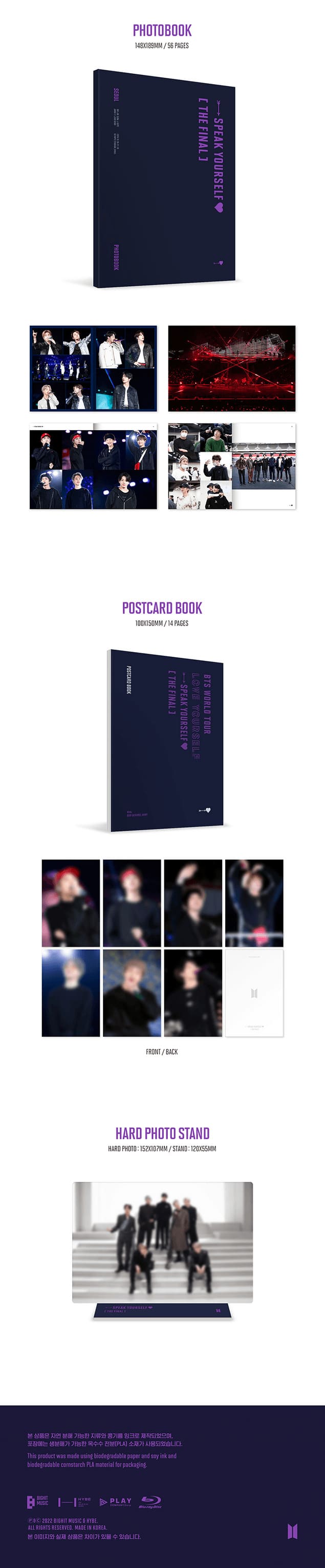 BTS - WORLD TOUR ‘LOVE YOURSELF  SPEAK YOURSELF’ [THE FINAL] BLU-RAY