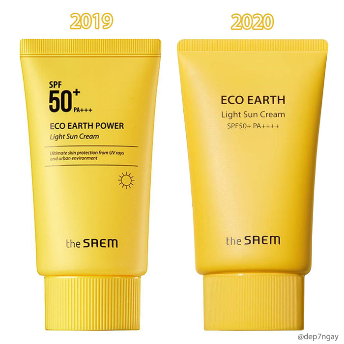 Kem Chống Nắng The Saem Eco Earth Light Sun Cream SPF 50+ 50g - Cho Da—  dep7ngay