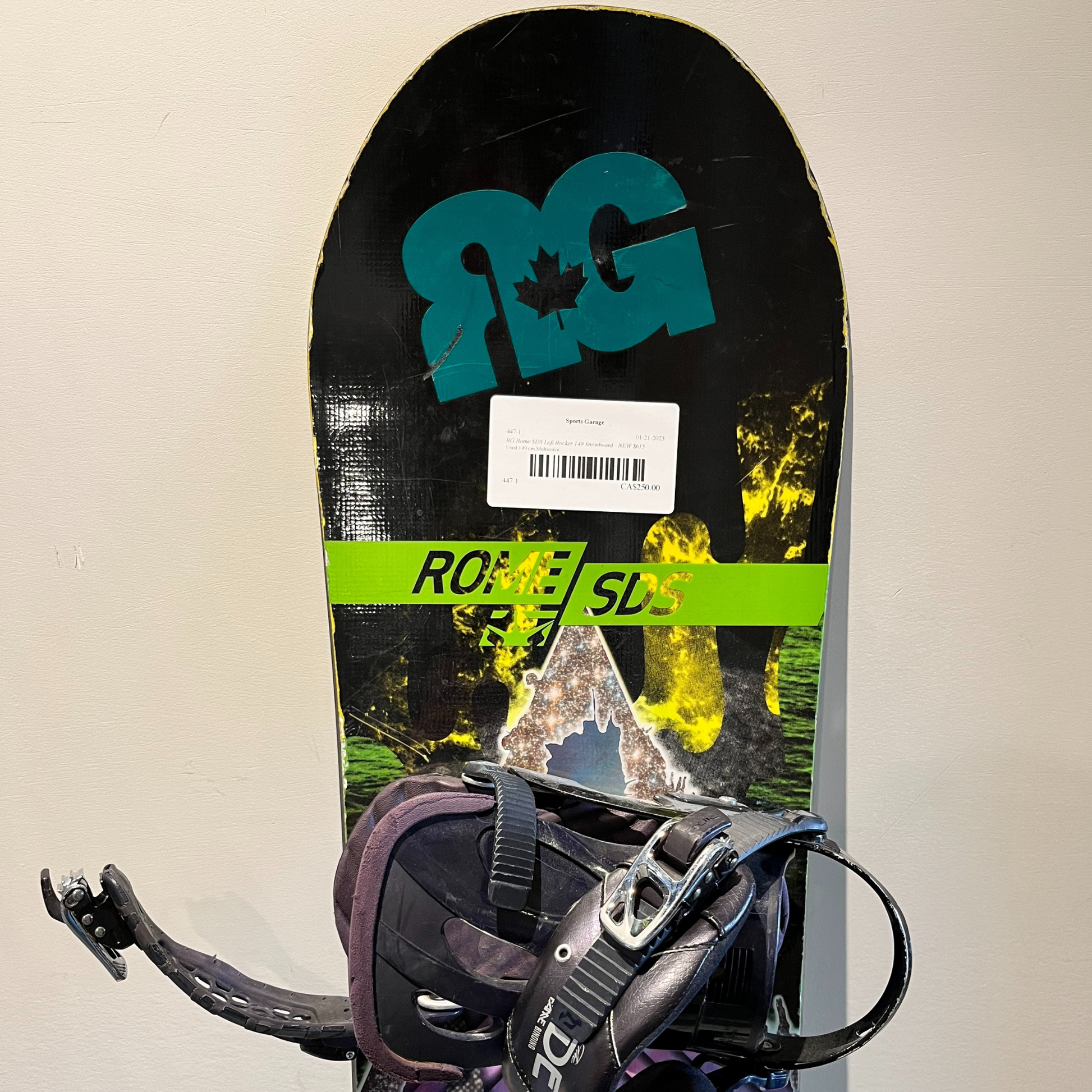 RG Rome SDS Lofi Rocker 149 Snowboard - NEW $615