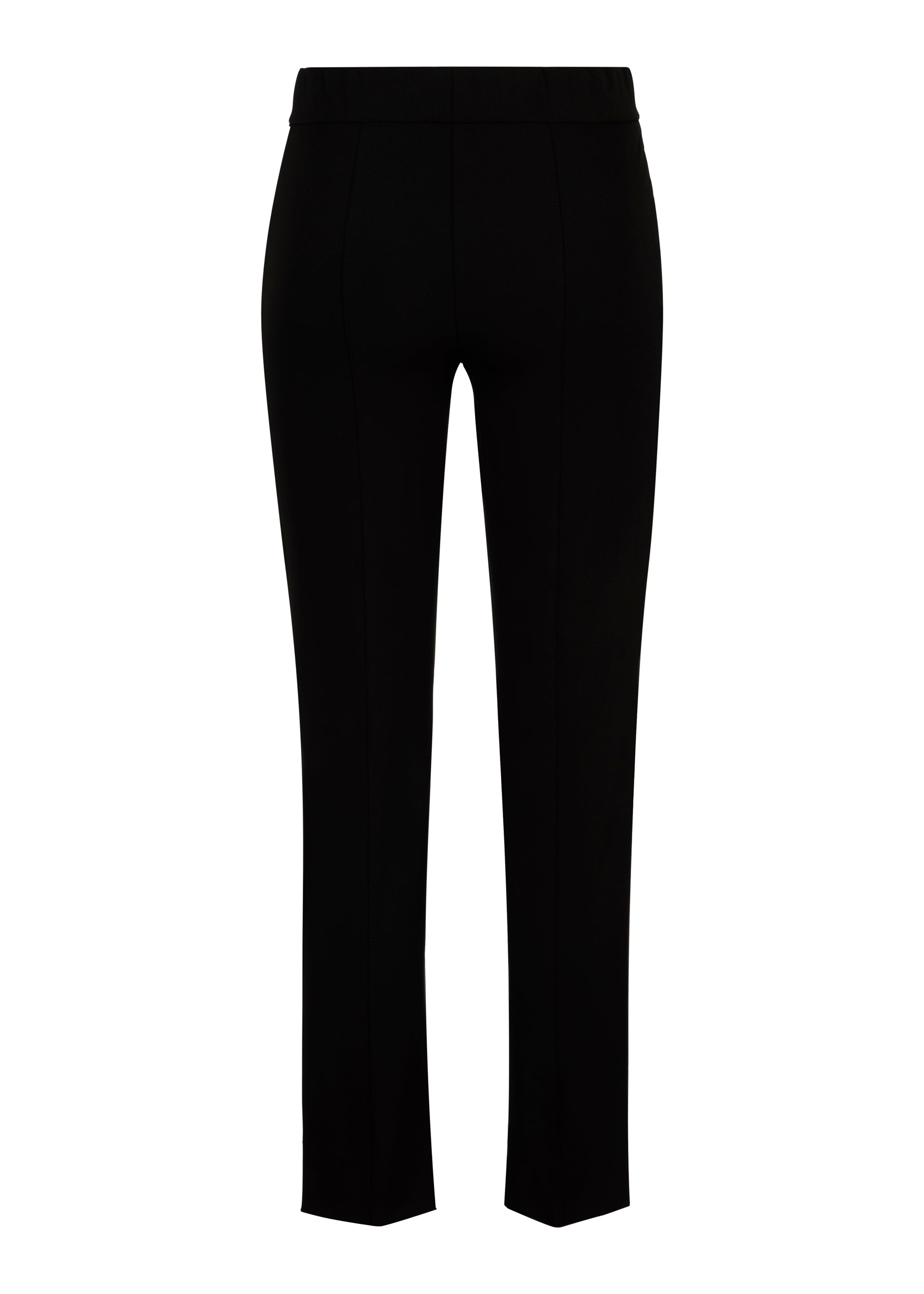 Narrow pants Memel in bi-stretch in black – stehmann-store