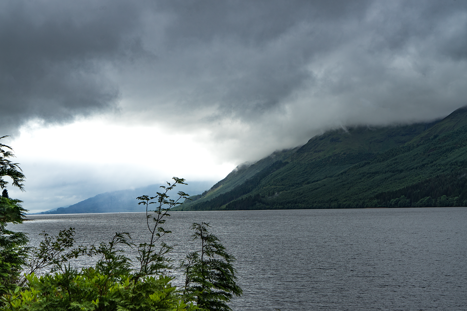 Loch Ness on a stormy day