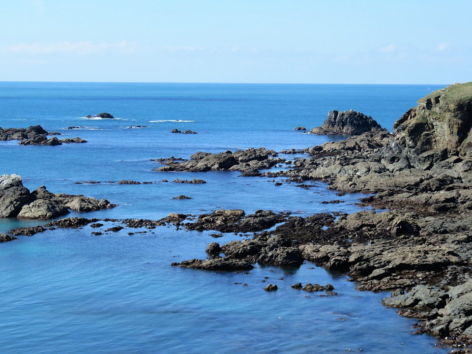 Rocky coast at Lizard Point in Cornwall