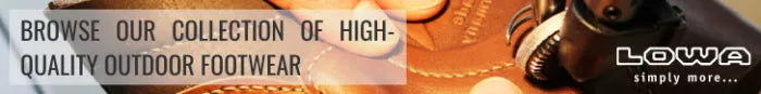 Browse our collection of high-quality footwear LOWA banner