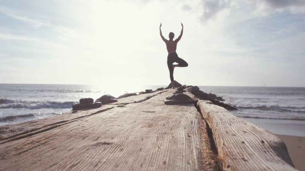 Yoga by the sea