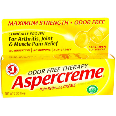 Amazoncom Aspercreme with Lidocaine Maximum Strength Pain Relief Cream  47 oz  Health  Household