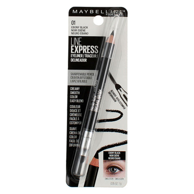 Ebony Black Mineral Eyeliner Pencil 