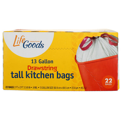 Buy Glad 78817 Trash Bag, S, 4 gal, Plastic, White S, 4 Gal, White