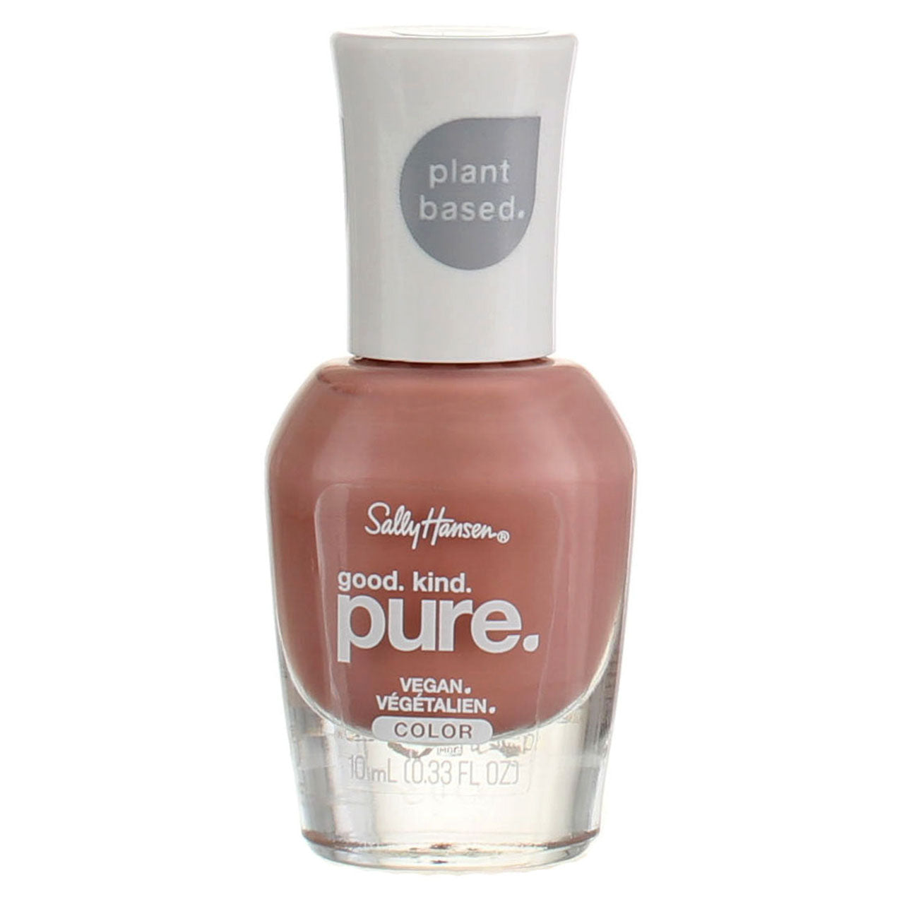 Sally Hansen Pure Nail Polish Liquid, Pink Cardamom, 0.33 fl oz – Vitabox